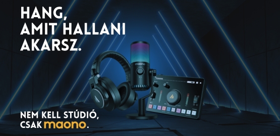 Nem kell stúdió, csak MAONO!