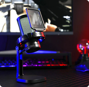 MAONO DGM20 USB Streamer/Gamer Mikrofon RGB - Fekete