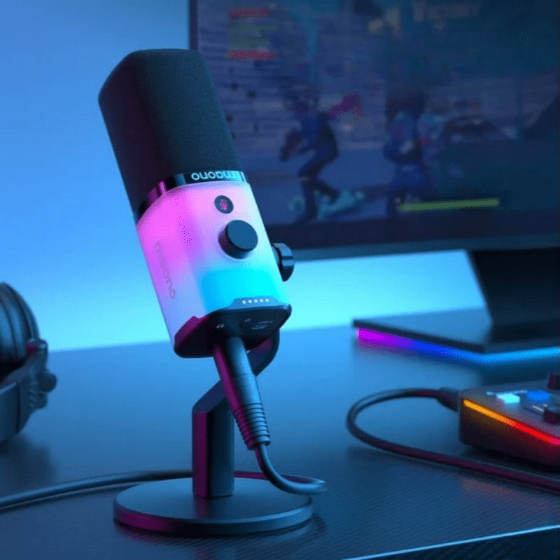 MAONO PD100X USB Dynamic Streamer Mikrofon RGB - Fekete