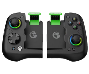 GameSir X4 Aileron Vezeték Nélküli Kontroller Telefontartóval - Fekete-Zöld