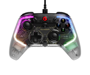GameSir T4 Kaleid Vezetékes Kontroller - Átlátszó