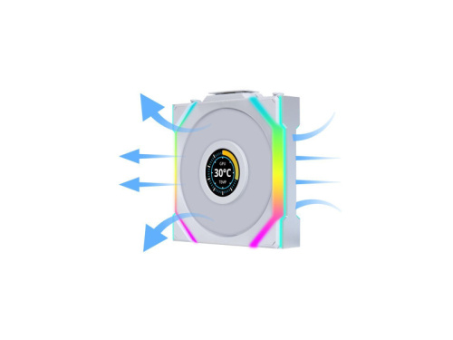 Lian Li UNI FAN SL Wireless LCD 120mm 3db-os csomag