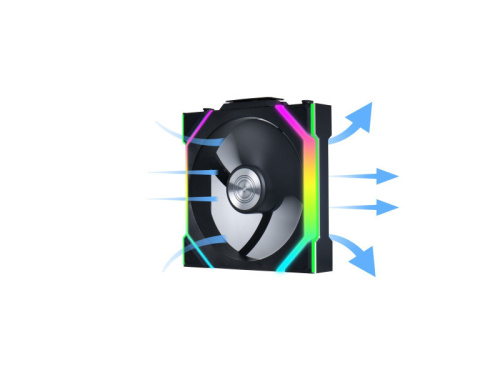 Lian Li UNI FAN SL Wireless 120mm 3-pack - Fekete