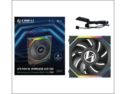 Lian Li UNI FAN SL Wireless LCD 120mm Ventilátor