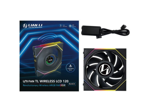 Lian Li UNI FAN TL LCD Wireless 120mm Ventilátor