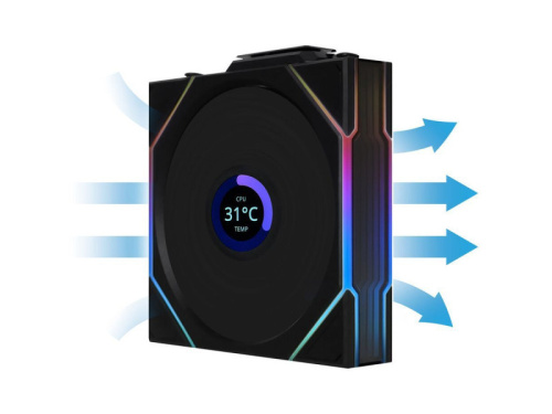 Lian Li UNI FAN TL-LCD Wireless 120mm 3db-os Ventilátor