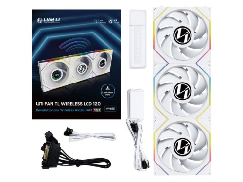 Lian Li UNI FAN TL-LCD Wireless 120mm 3db-os Ventilátor