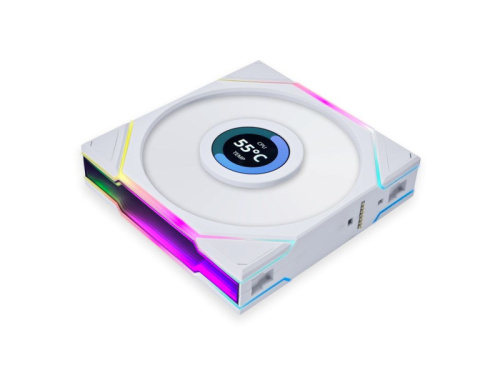 Lian Li UNI FAN TL LCD 120mm 3db-os szett - Fehér
