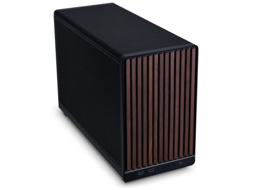 Lian Li DAN Cases A3-mATX Wood Edition Ház - Fekete