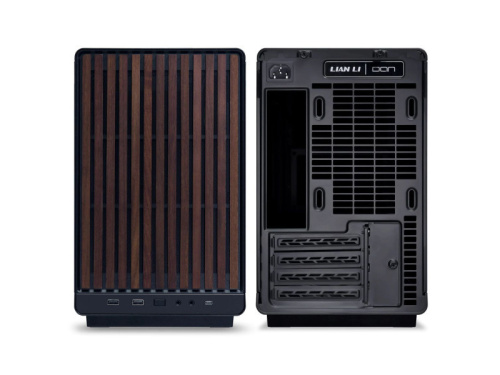 Lian Li DAN Cases A3-mATX Wood Edition Ház - Fekete