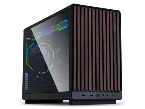Lian Li DAN Cases A3-mATX Wood Edition Ház - Fekete