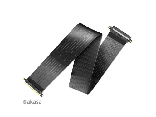 Akasa Riser Black XL 1m PCIe Riser Kábel