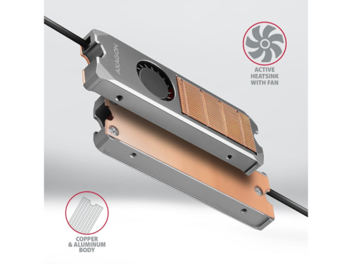Axagon CLR-M2FAN SSD Hűtő