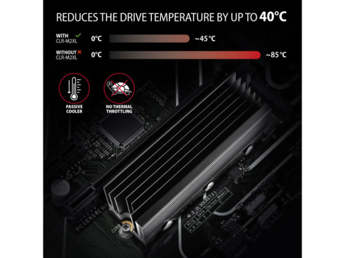 Axagon CLR-M2XL SSD Hűtő