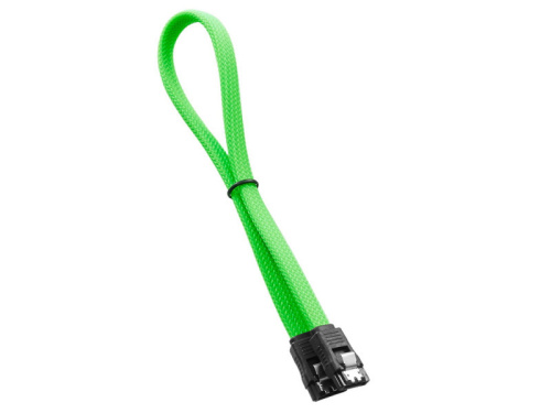 CableMod ModMesh SATA 3 Kábel 60cm - Világoszöld