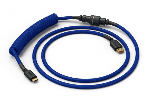 Glorious Coiled Cable Cobalt - USB-C Spirálkábel - Kék