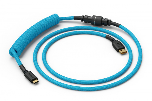 Glorious Coiled Cable Cobalt - USB-C Spirálkábel - Kék