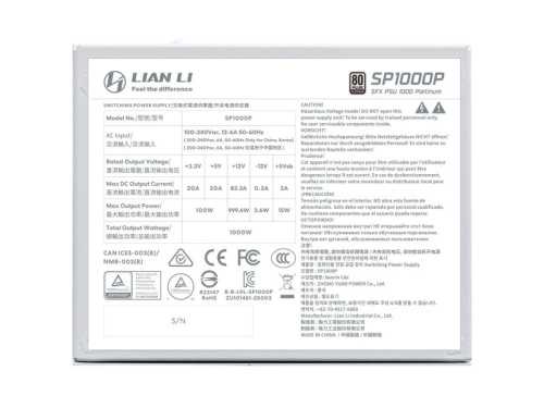 Lian Li SP1000P 1000W Tápegység