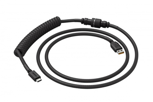 Glorious Coiled Cable - USB-C Spirálkábel - Fekete