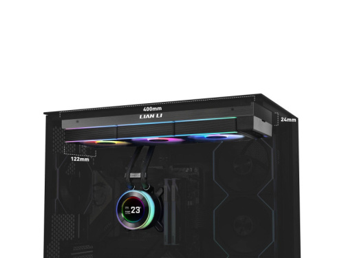 Lian Li HYDROSHIFT II LCD-C 360CL AiO Fekete