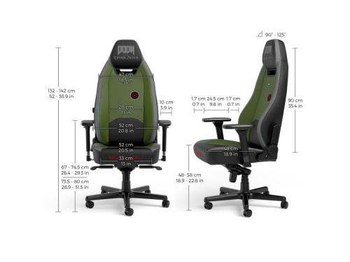 noblechairs LEGEND DOOM: The Dark Ages Edition Gamer Szék