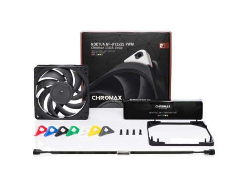 Noctua NF-A12x25 PWM chromax.black.swap Ventilátor