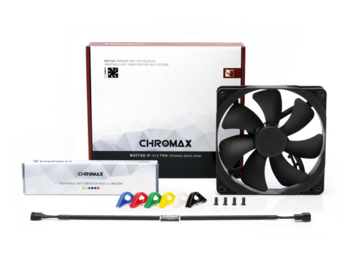 Noctua NF-A14 PWM chromax.black.swap Ventilátor