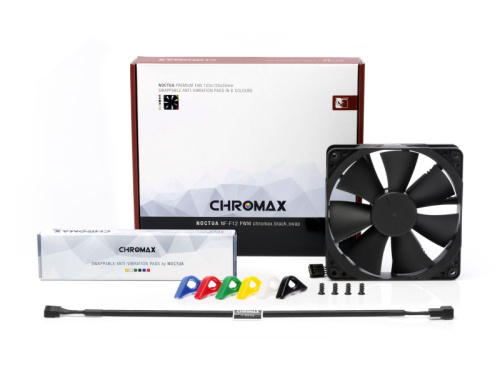 Noctua NF-F12 PWM chromax.black.swap Ventilátor
