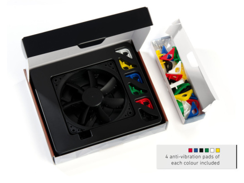 Noctua NF-S12A PWM chromax.black.swap Ventilátor