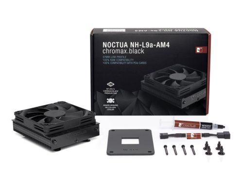 Noctua NH-L9a-AM4 chromax.black Processzor Hűtő