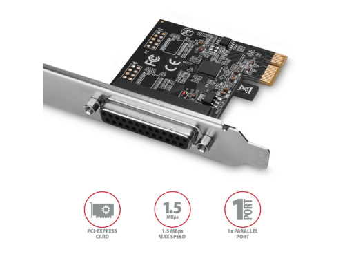 Axagon PCEA-P1N Párhuzamos Port Adapter