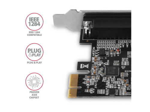 Axagon PCEA-P1N Párhuzamos Port Adapter