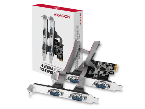 Axagon PCEA-S4N 4x Soros PCIe Vezérlőkártya