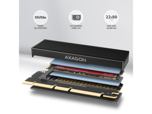 Axagon PCEM2-XS M.2 Adapter