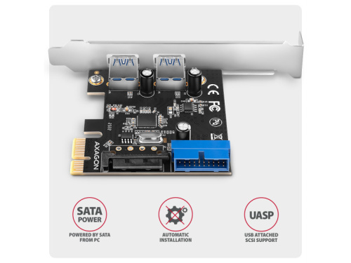 Axagon PCEU-232RS USB Bővítőkártya