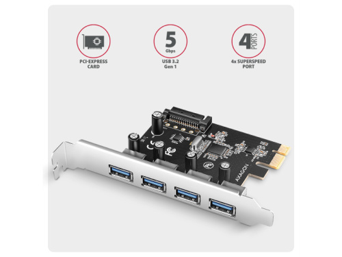 Axagon PCEU-430RS USB Bővítőkártya