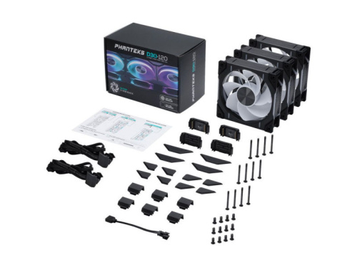 Phanteks D30-120 Reverse D-RGB Ventilátor 3-pack