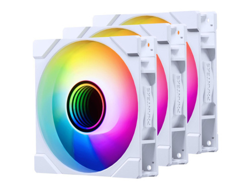 Phanteks M25 Gen2 120mm PWM D-RGB 3-pack - Fehér
