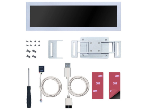 Lian Li 8.8" Universal Screen - Fehér