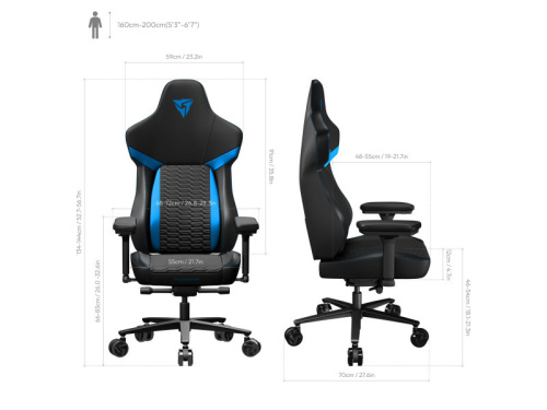 ThunderX3 CORE-Racer Gamer Szék - Kék