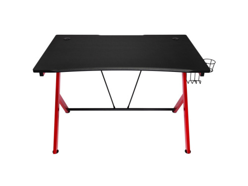 Nitro Concepts D12 Gamer Asztal - 1160 x 750 mm - Fekete/Piros