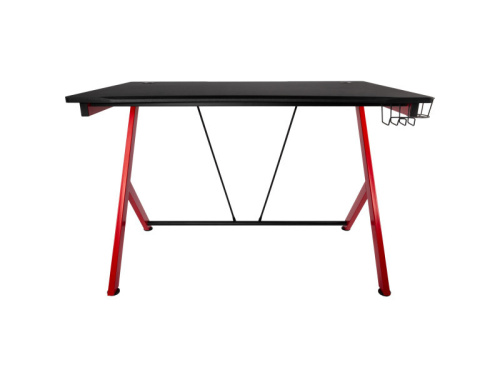 Nitro Concepts D12 Gamer Asztal - 1160 x 750 mm - Fekete/Piros