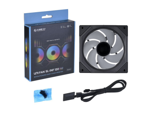 Lian Li UNI FAN SL-INF 120 3db-os Csomag - Fekete
