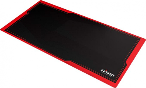 Nitro Concepts Deskmat DM16 Szövet Asztal-Egérpad - 160 cm x 80 cm - Fekete/Piros