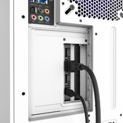 NZXT Vertical GPU Rögzítő Készlet - Fehér