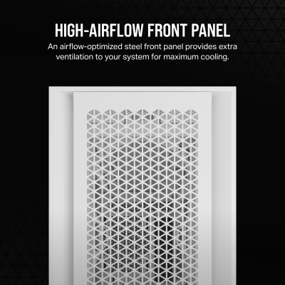 Corsair 5000D CORE AIRFLOW Ház - Fehér