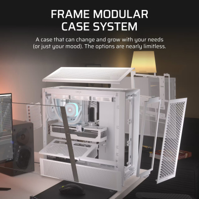 Corsair FRAME 4000D Számítógépház - Fehér