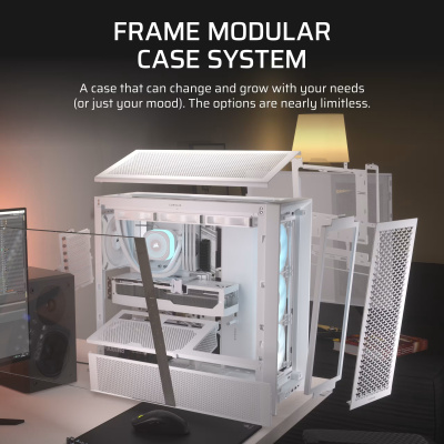 Corsair FRAME 4000D RS ARGB Ház - Fehér