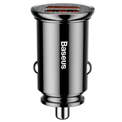 Baseus Circular Plastic Autós Töltő 30W