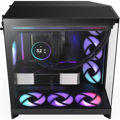 NZXT H9 Flow RGB (2025) Számítógépház